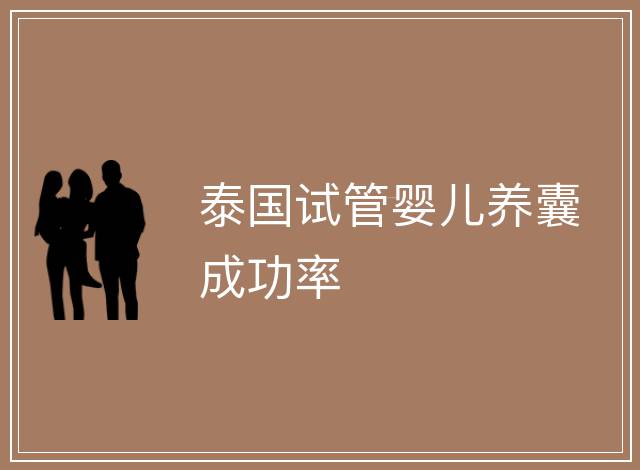 泰國試管嬰兒養(yǎng)囊成功率